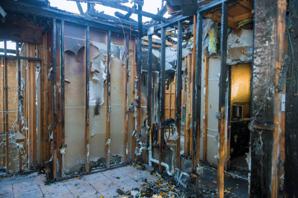 Professional Smoke Damage Removal technician working in Munroe Falls, OH